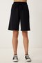 Women's Black Bermuda Shorts T-Shirt Set By00059 - 5
