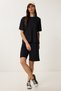 Women's Black Bermuda Shorts T-Shirt Set By00059 - 3