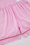 Pembe Biye Detaylı Viskon Dokuma Pijama Takımı TBBSS25AI00016 - 6