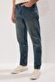 Lacivert Essential Eskitme Yıkamalı Jeans Kot Pantolon TMNAW23JE00104 - 3