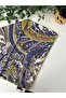 Thin Cotton Elegant Patterned Scarf - 3