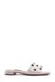 شبشب نسائي أبيض مسطح من إيزرو 4fx
