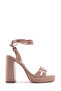 Benalde 4Fx Cream Women's Heeled Sandals
