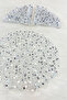 Silver Bride Groom Handkerchief Sequin Sequin Pearl and Crystal Stone Detailed Wedding Henna Circumcision Promise Engagement Halay - 5