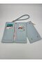Hand Straped Zipper Detail Women's Wallet Hand Bag - 8