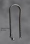 Steel Elegant Chain Bracelet 21 cm 3mm Silver Color |   No Tarnish, Unisex, 2 Years Warranty - 3