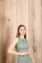Short Sleeve Collar Detail Women's Bady Blouse - 3