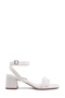 White Women's Heeled Sandals - MANL 4FX