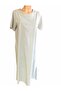 Women's Short Sleeve Patched 100% Cotton Nightgown-22479- - 3