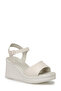 4FX Beige Women's Wedge Heel Sandals -323154.Z - 2