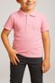 Unisex Children's Short Sleeve Normal Pattern Comfort Polo Collar Solid Color School Combed Cotton Lacoste T-shirt