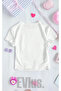 Women's Blue Floral Printed Basic Crew Neck Slim Fit T-Shirt - 3