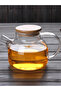Heat Resistant Glass Teapot with Strainer 1000 ml - 2