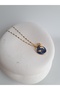 Gold Color World Zircon Stone Star Necklace - 7