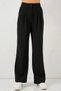 6638 High Waist Palazzo Trousers - D. Black - 4