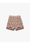 X Selected by Melis Ağazat - Viscose Fabric Pocketed Ethnic Patterned Mini Shorts - 6