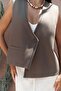 Maysa Embroidery Detail Green Vest - 7