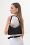 Black Crocodile Patterned Baguette Baguette Hand and Shoulder Bag Gc009000k - 3