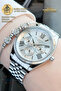 White Silver Steel Women's Wristwatch with Original Bracelet Gift Functions Active Calendar - 3