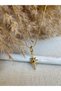 Star Pattern Steel Minimal Necklace - Cagla Şikel - 2