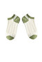 4 Pairs of Women's Cactus Patterned Short Booties Socks – Colorful and Cotton - 5