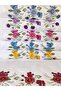 6 Pieces 3D Embroidered, 100% Cotton Hand & Face Towel 50 x 90 (2600 g) - 3