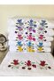 6 Pieces 3D Embroidered, 100% Cotton Hand & Face Towel 50 x 90 (2600 g)