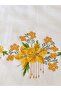 6 Pieces 3D Embroidered, 100% Cotton Hand & Face Towel 50 x 90 (2600 g) - 3