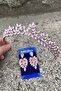 Alejandro Pink Bridal Henna Crown Special Occasion Accessory Women's Crown and Thin Shuttle Earring Set - 2
