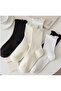 3-Pack Ruffle Detail 3-Color 100% Cotton Women's Socks - 2