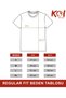 Basic Unprinted Plain Model / Women's White Color T-Shirt - 5