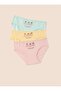 Girl's Organic Cotton Lycra Panties Let's Dance 3 Pack - 2