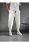Men's Pocket Detail White Baggy-Cut Trousers COC2492