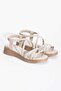 Women's Cross Beige Orthopedic Sandals
