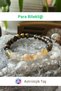 Money Bracelet - Money Magnet Attraction - Abundance Abundance - Citrine, Tiger Eye & Smoky Quartz - 8