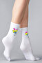 Children's Socks Below Knee Socket School Socks Colorful Girls' Patterned Socks School Socks 3 Pieces - 4