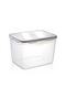 Locked Large Storage Container 10 Liter Gasketed Airtight Storage Container Transparent 20 Cm - 6
