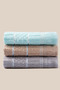 3-Piece 100% Cotton Kitchen Towel Set/Drying Cloth/Extra Absorbent/30X50/Dowry Towel/Gift Towel
