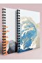 Checked and Striped Notebook Set - A5 - Steel Spiral - 2x80 Pages
