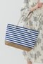 Women's Sea Beach Bag Multicolored Zipped - 9
