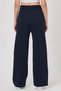Women's Seasonal Loose Wide Leg High Waist Navy Blue Sweatpants - 5