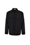 Basic Oversize Long Sleeve Linen Shirt Black - 2