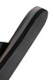 Women's Black Leather Slippers 25Sfd360118 - 8
