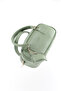 Mint Green Shk207 Faux Leather Charm Detailed Zippered Hand, Arm and Shoulder Bag with Strap - 7
