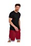 Men's Polyester White Striped Basketball Shorts - 5