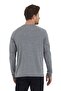 Crew Neck Basic Zippered Pocket Long Sleeve T-Shirt - 3