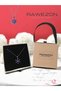 Purple Stone Steel Lotus Necklace with Bag Box – Gift for Lover, Birthday, Friend - 3