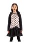 Girl's Polka Dot Detailed Dress - 5