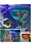 Beta Resting Area and Wanted Decor Fish Nest Beta Halfmoon Production Tube (Mixed Color) - 5