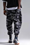 Men's Loose Basic Black Jogger Baggy Trousers - 3